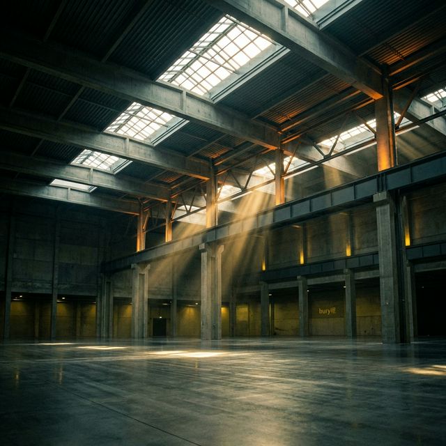 Industrial Hall Background